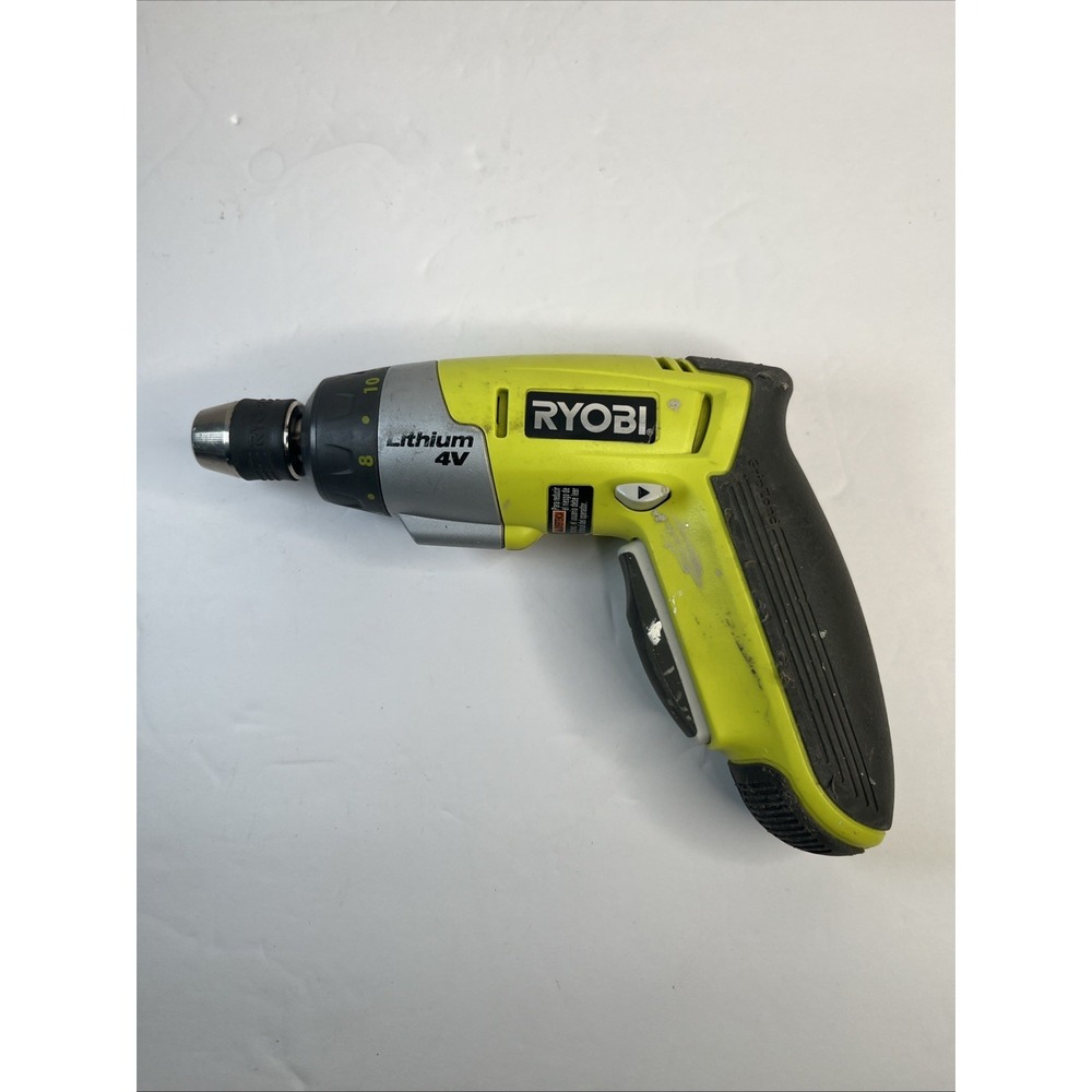 Ryobi 4 Volt Lithium-ion 1/4" Hex Cordless Screwdriver TOOL ONLY